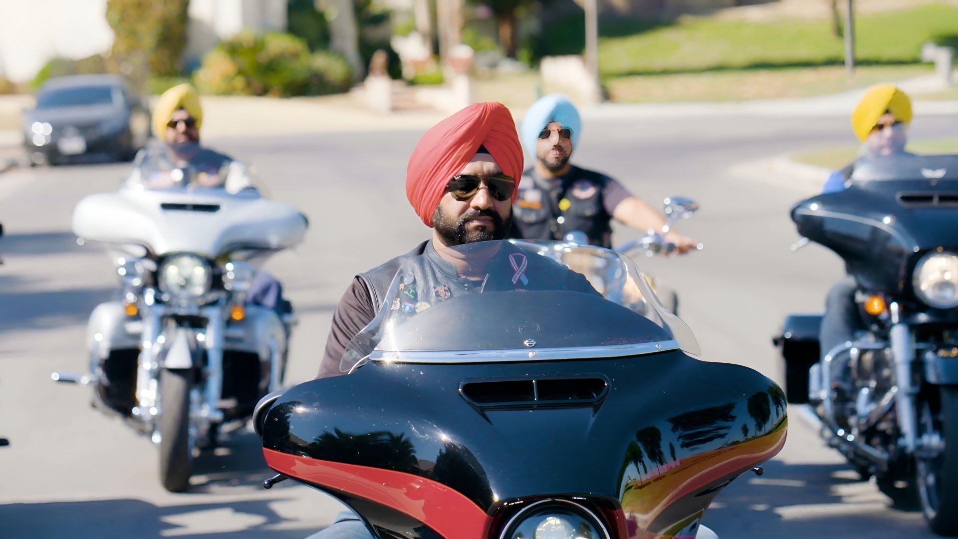 This is the Sikh Riders of America.