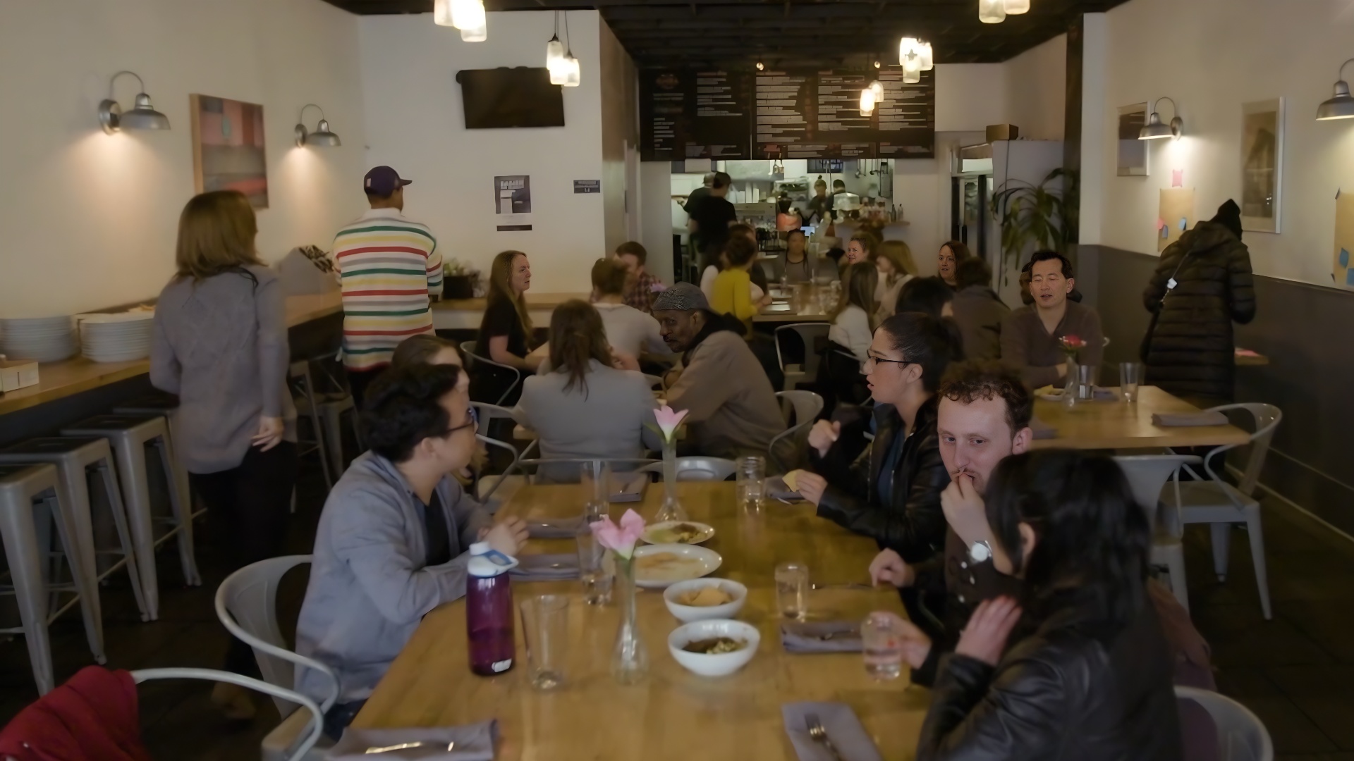 Food creates opportunities for connection. Different backgrounds meet as equals.