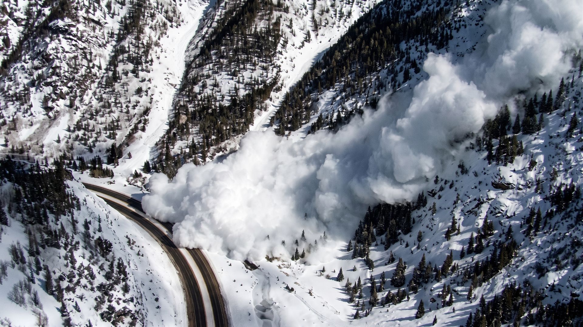 To reduce the risk, crews trigger controlled slides themselves.