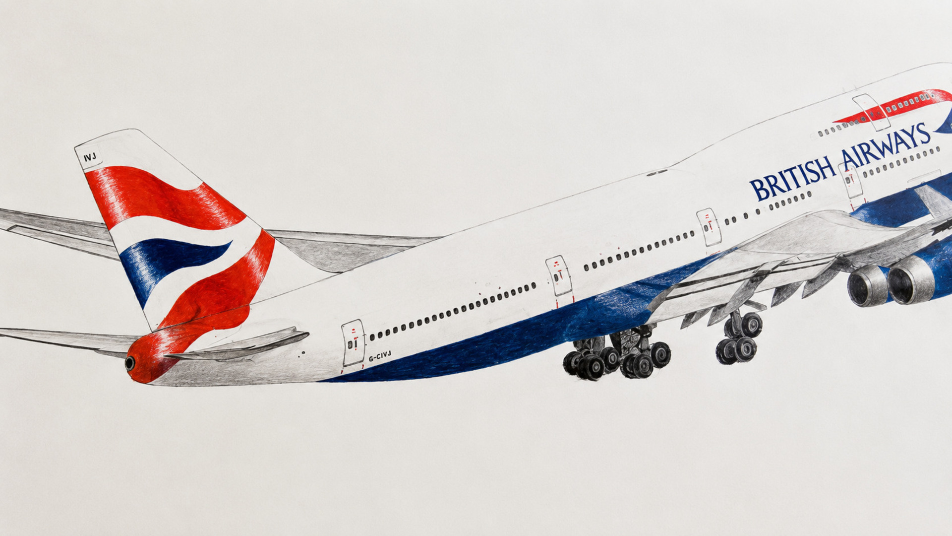 The Boeing 777 became his subject.