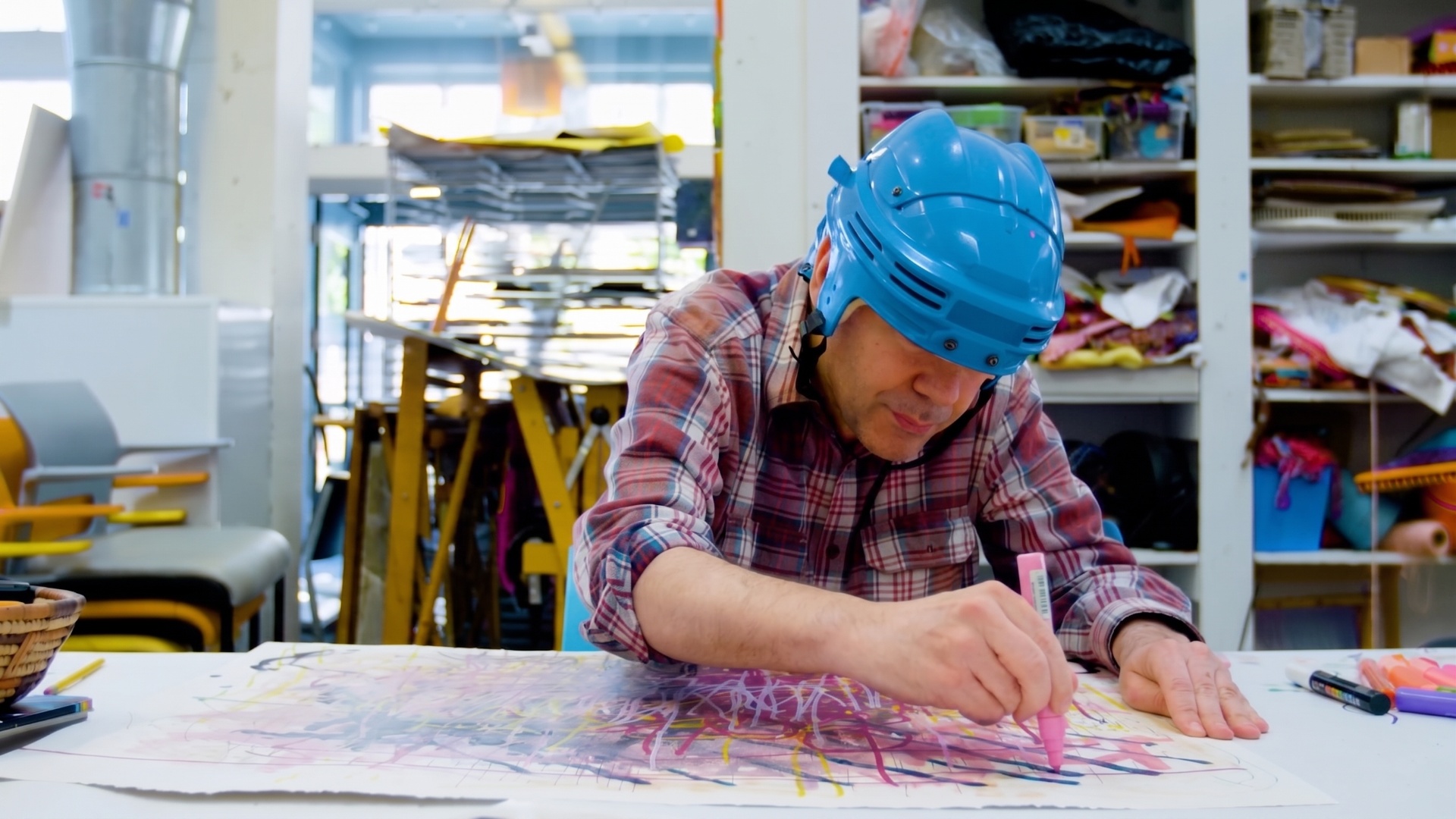 Dan Miller discovered language through drawing and repetition