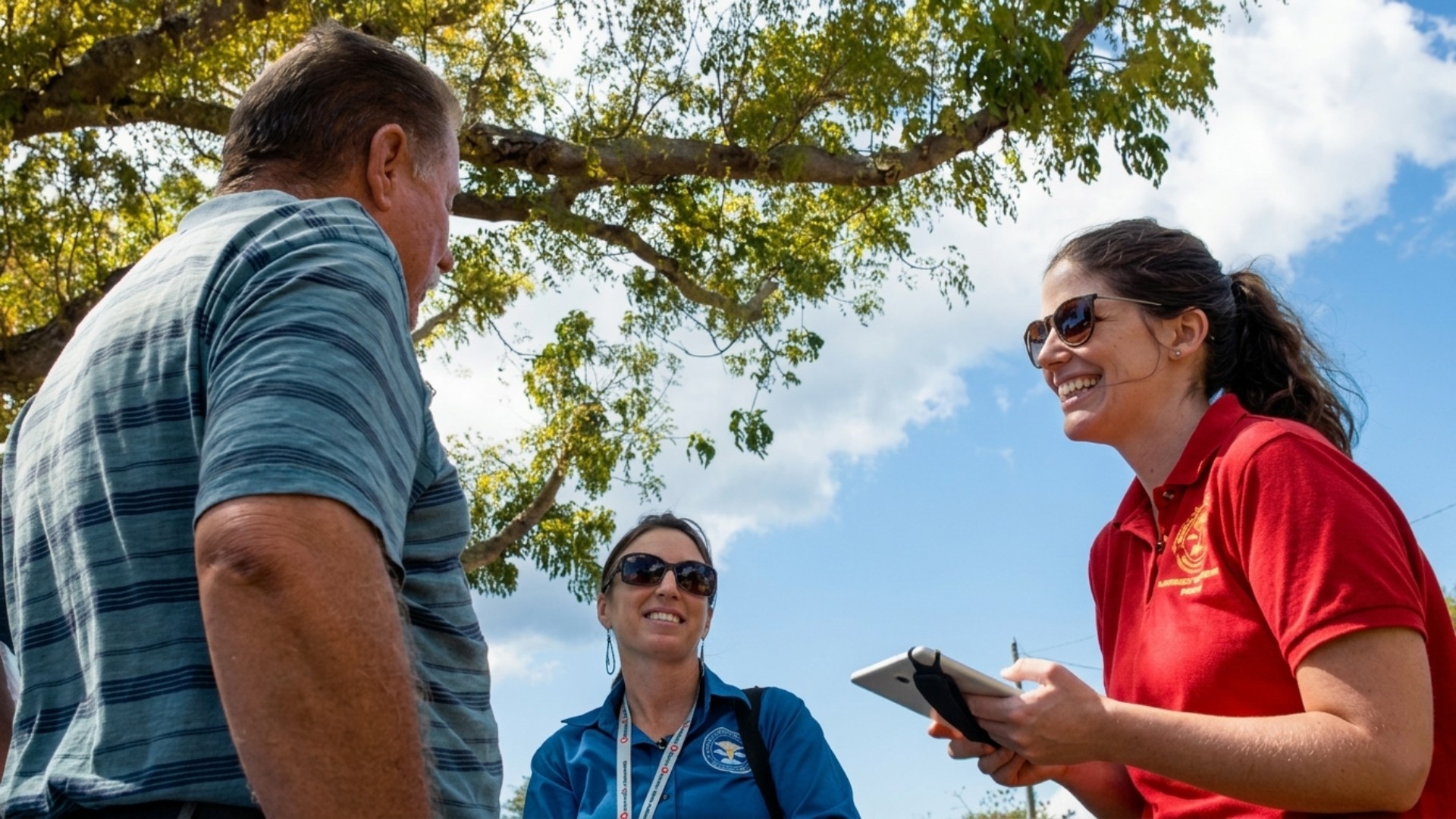 Disease investigators traveled door to door across affected communities.
