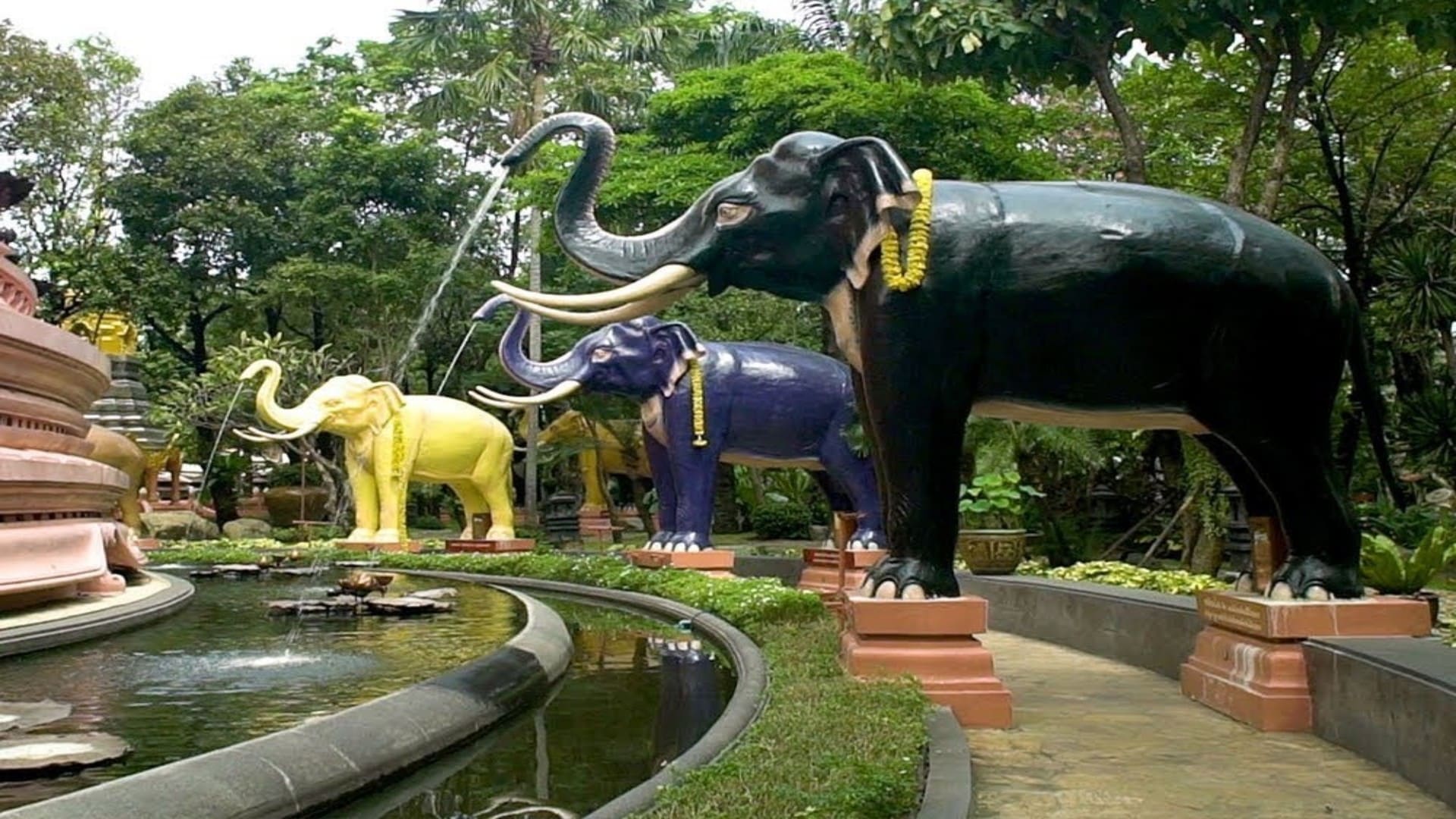 Erawan Museum giant elephant, a cultural landmark