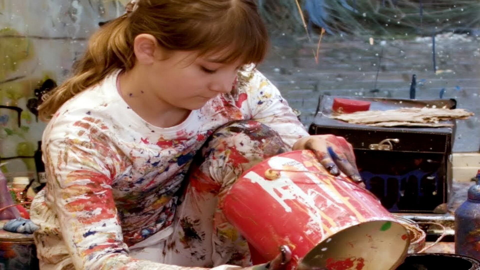 Aelita Andre, the 12 year old abstract artist redefining talent and defying critics